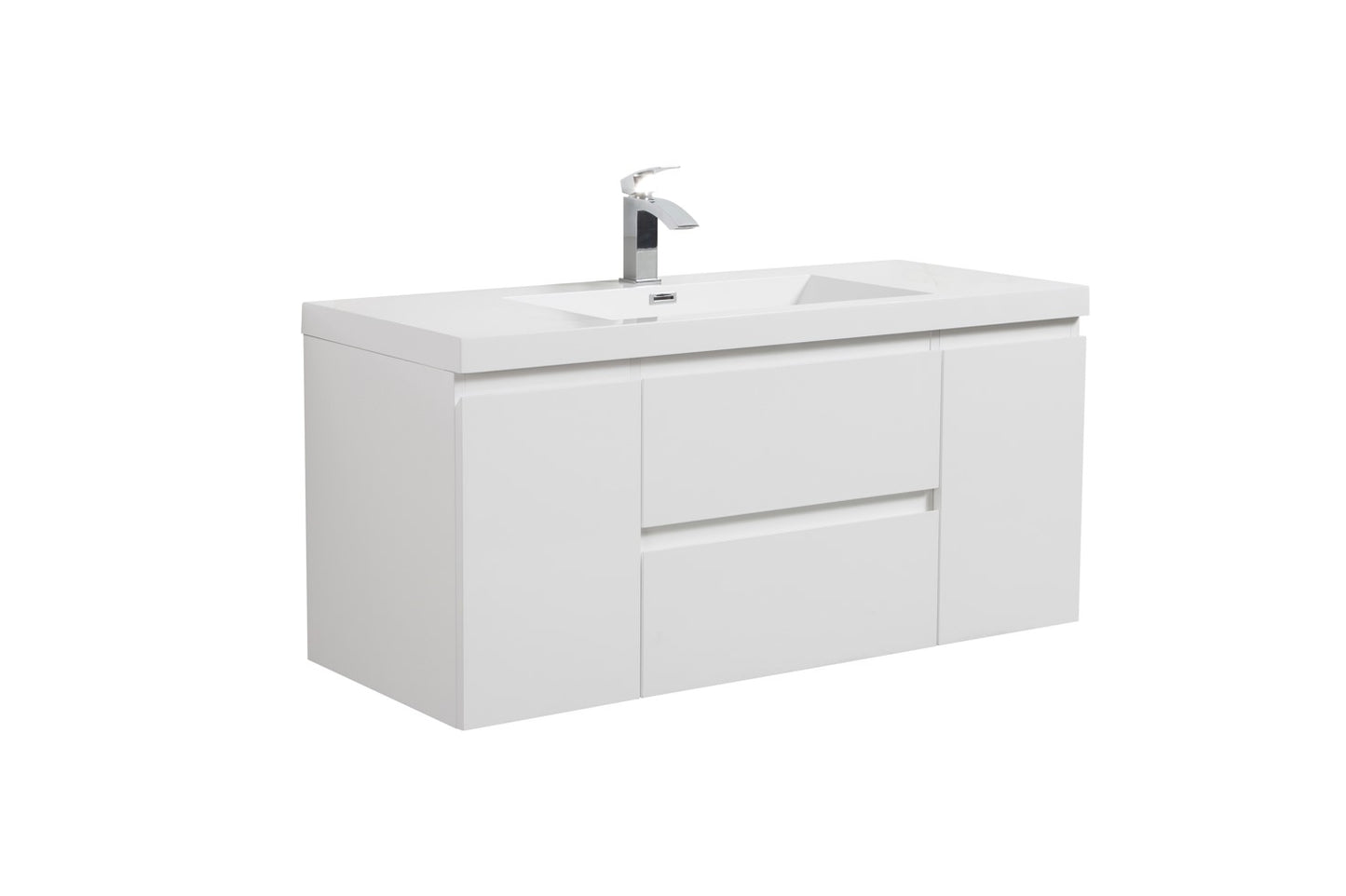 Angela 48"S Gloss White