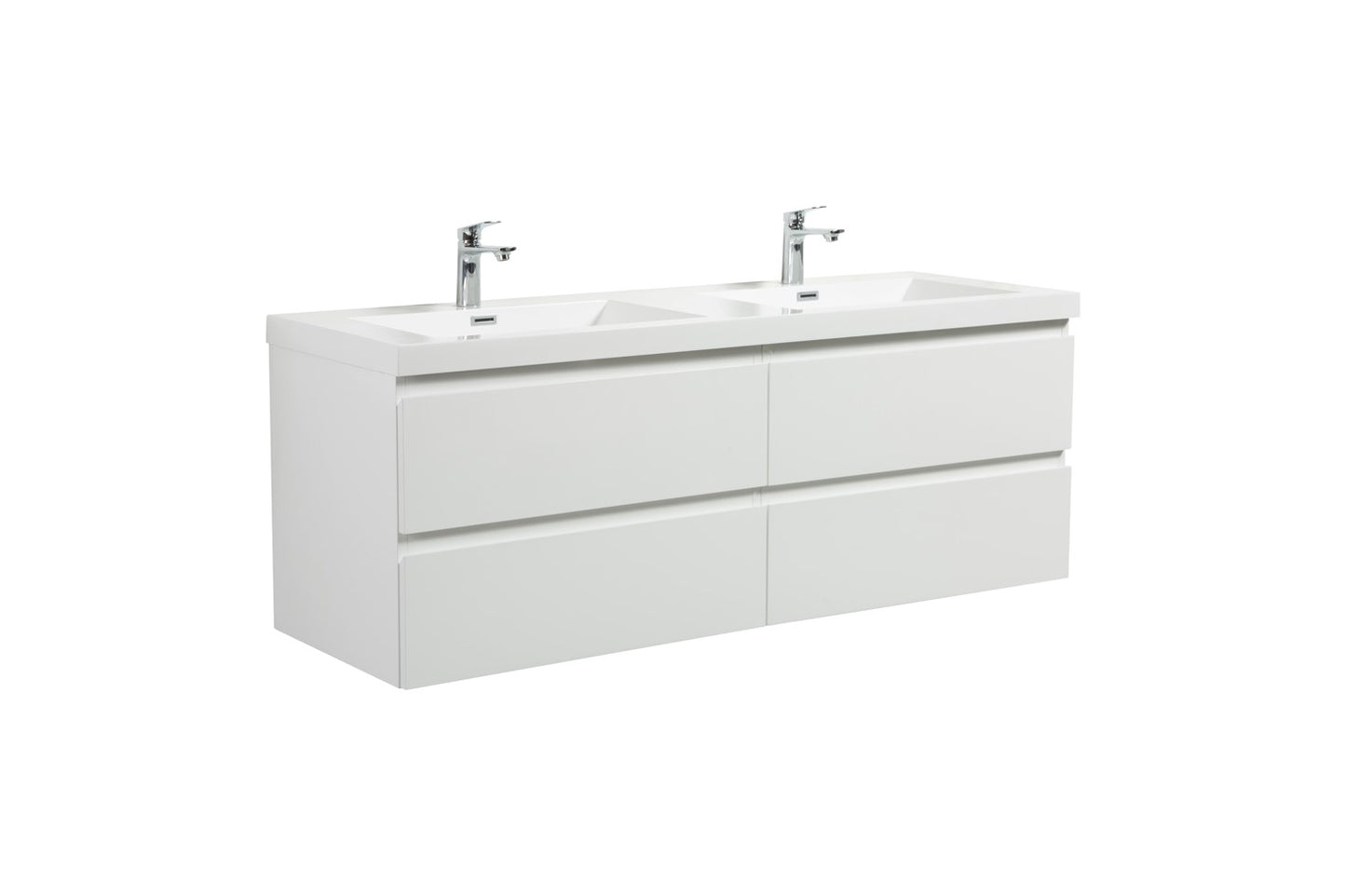 Angela 60"D Gloss White