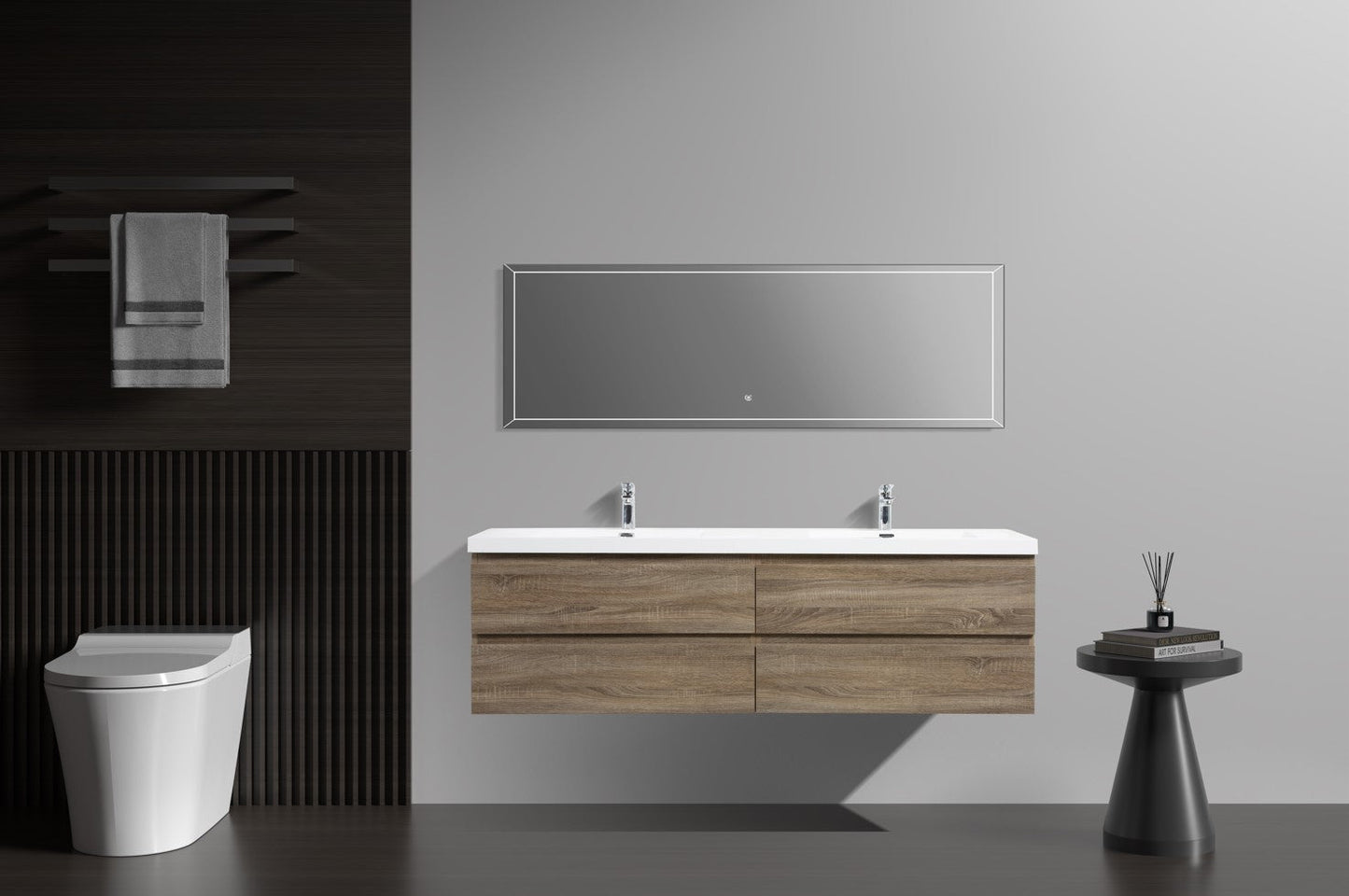 Angela 72" Soft Oak